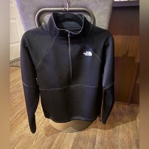 North Face ¼ Zip DOTKNIT™  Black Pullover